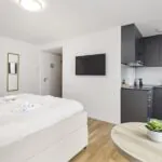 Bedroom St. Gallen EH Apartments mobil-min